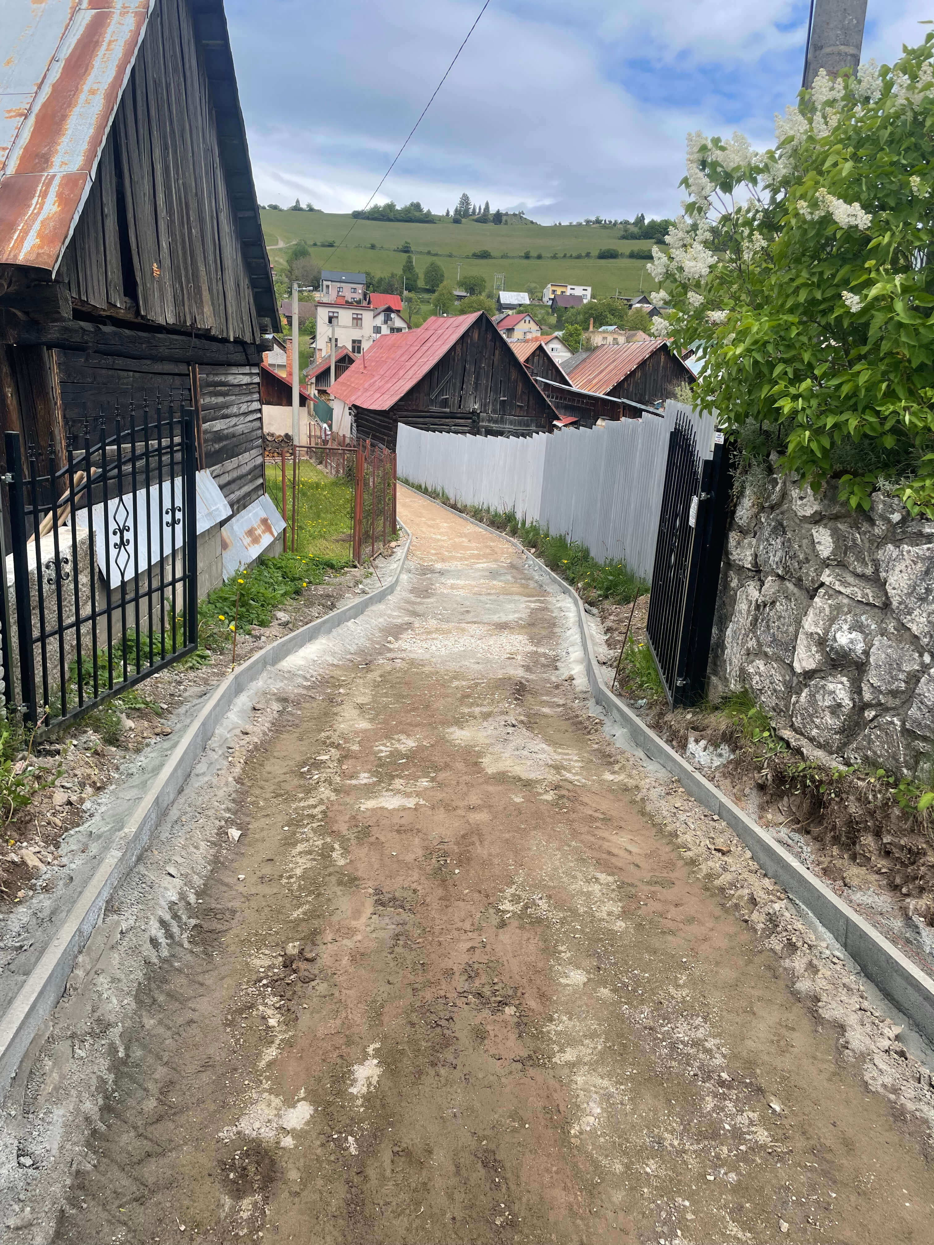 Chodník Poráč – odvodnenie